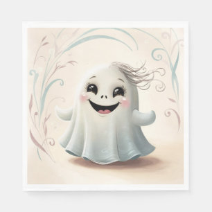 Servilleta De Papel Adorable diseño de Halloween, amigo fantasma