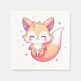 Servilleta De Papel Adorable Dreamy Fox Baby Shower