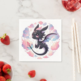 Servilleta De Papel Adorable Fantasy Dragon Baby Shower