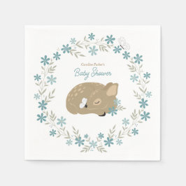 Servilleta De Papel Adorable Fawn Baby Shower