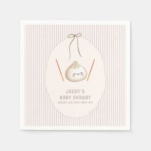 Servilleta De Papel Adorable Fiesta de Bebé de Dumpling Asiático Moder