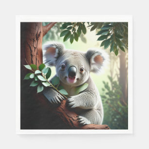 Servilleta De Papel Adorable Koala Bear