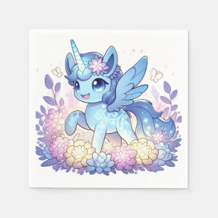 Servilleta De Papel Adorable Magia Unicornio Baby Shower