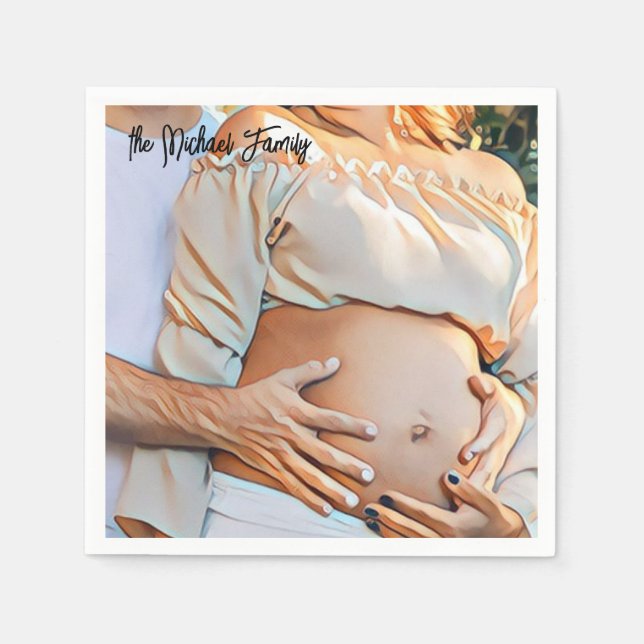 Servilleta De Papel Adorable queen mom eternal love (Anverso)