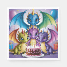 Adorables dragones arcoiris