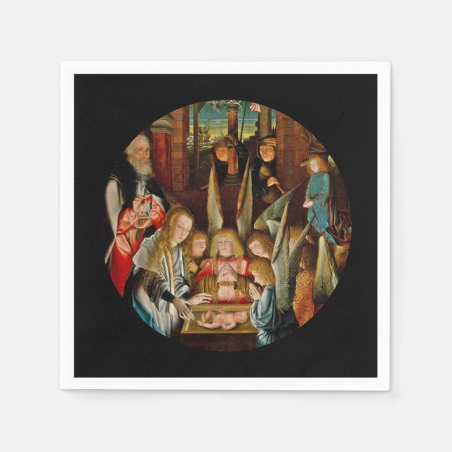 Servilleta De Papel Adoración de los ángeles (Anverso)