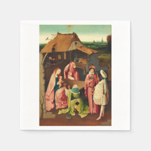 Servilleta De Papel Adoración de los Magos por Hieronymus Bosch