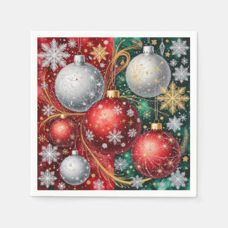Servilleta De Papel Adorno de Navidad Elegante