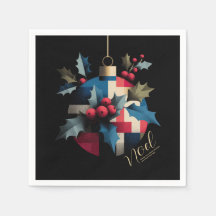 Adorno de Noel Oscuro Elegante y Malhumorado