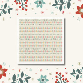 Servilleta De Papel Adornos Navideños Pastel