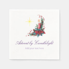 Servilleta De Papel Advent by Candlelight Women Ministry P Christmas