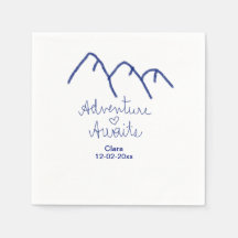 Adventure awath blue mountain heart add name