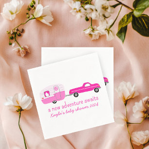 Servilleta De Papel Adventure Awath Cute Truck & Trailer BABY SHOWER