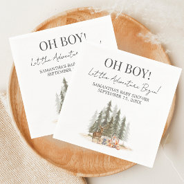 Servilleta De Papel Adventure Begin Baby Shower