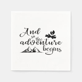 Servilleta De Papel Adventure Begin Paper Napkin