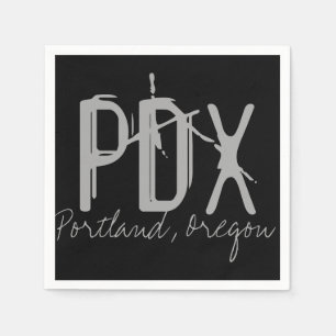 Servilleta De Papel Aeropuerto PDX Portland