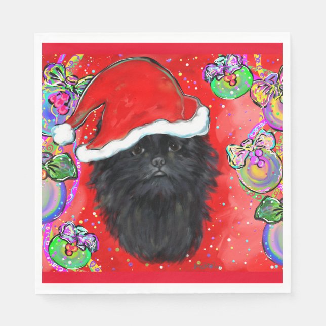 Servilleta De Papel Affenpinscher (Anverso)