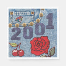 Afiche de época 2001 Cumpleaños o Reunión