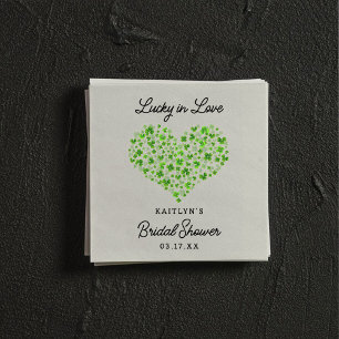 Servilleta De Papel Afortunada en el amor por San Patricio