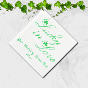 Servilleta De Papel Afortunado En El Amor