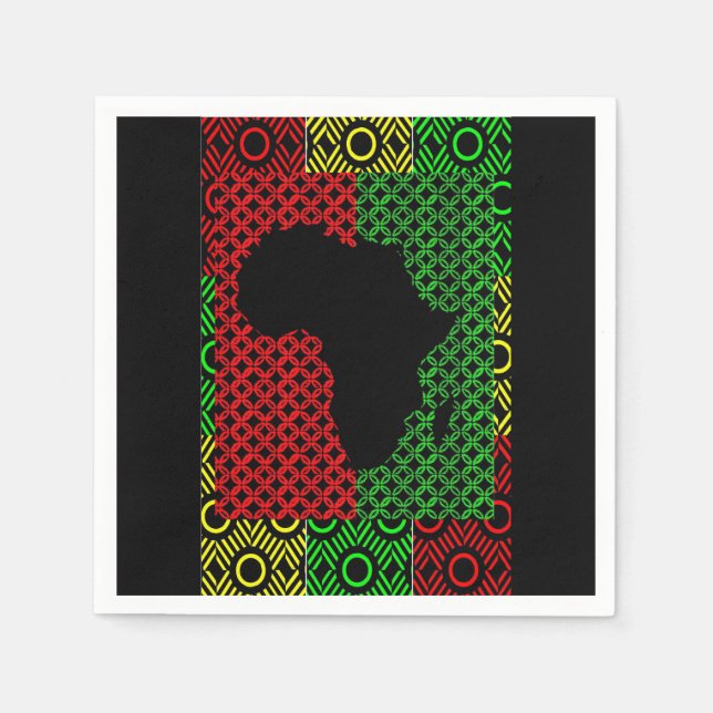 SERVILLETA DE PAPEL AFRICA NAPKINS (Anverso)