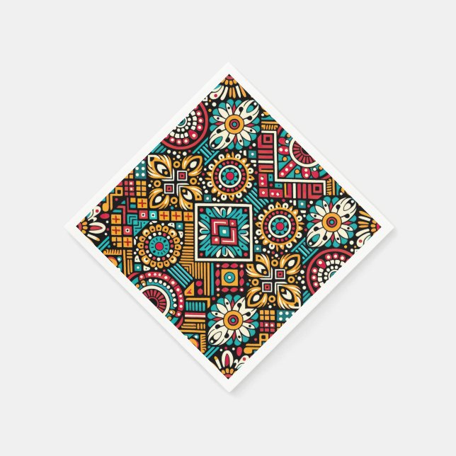 Servilleta De Papel Africana Vibrance Essence (Borde)