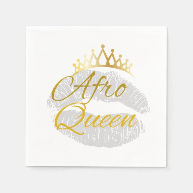 Servilleta De Papel Afro Fiesta Napkins (Anverso)