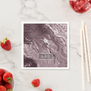 Servilleta De Papel Agato malauve cristalizado   Mármol rosa Rosa turb