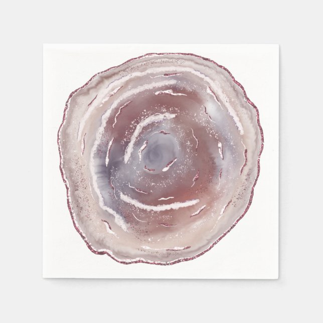 Servilleta De Papel Agato rosa (Anverso)