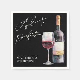 Servilleta De Papel Aged To Perfection Birthday Party