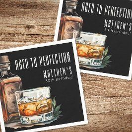 Servilleta De Papel Aged To Perfection Birthday Party