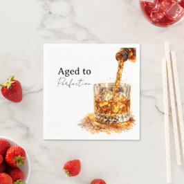 Servilleta De Papel Aged To Perfection Men’s Birthday Party