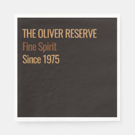 Servilleta De Papel Aged to Perfection | Whisky Birthday