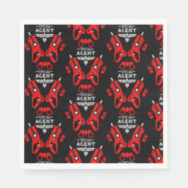 Servilleta De Papel Agente especial Kid