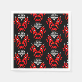 Servilleta De Papel Agente especial Kid