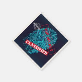 Servilleta De Papel Agente secreto Detective espía Fiesta misterioso