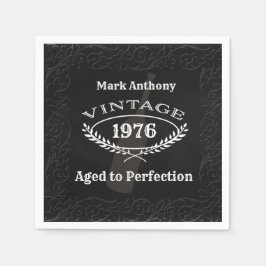 Servilleta De Papel Ageto a perfección Cumpleaños del Vino