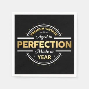 Servilleta De Papel Ageto al año de nacimiento de la perfección