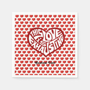 Servilleta De Papel Agotar el amor