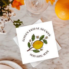 Servilleta De Papel Agradable PERSONALIZADO Rústico de la DUCHA BRIDAL