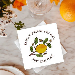 Servilleta De Papel Agradable PERSONALIZADO Rústico de la DUCHA BRIDAL