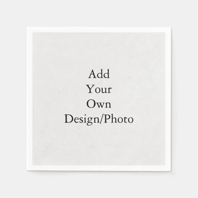 Servilleta De Papel Agrega tu propio diseño/ Servilletas de papel foto (Anverso)