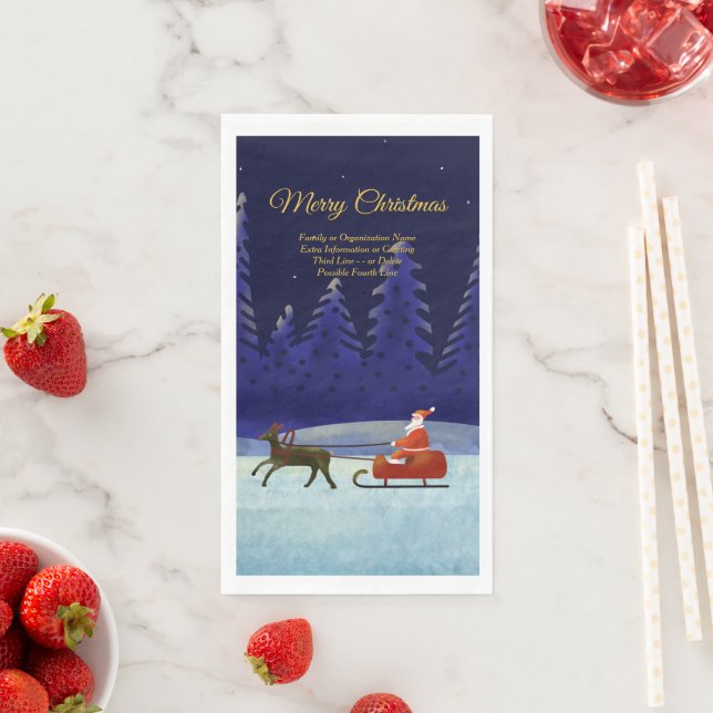 Servilleta De Papel Agregar familia / nombre de organización Azul + Sa (In situ)