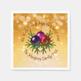 Servilleta De Papel Agregar Navidades de coincidencia de nombres en el