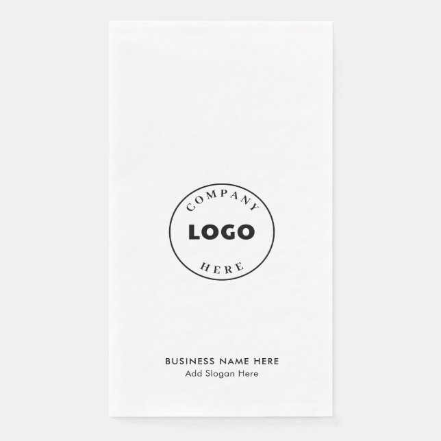 Servilleta De Papel Agregar Personalizado de Empleados de Empresa con  (Anverso)