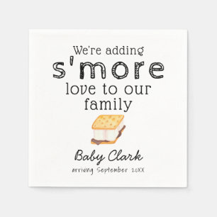 Servilleta De Papel Agregar S'more Love Baby Shower