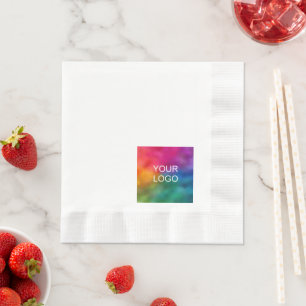 Servilleta De Papel Agregar texto del logotipo de la empresa de negoci