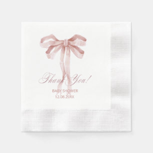 Servilleta De Papel Agua color rosa Chica de cinta de vaca rosa ducha