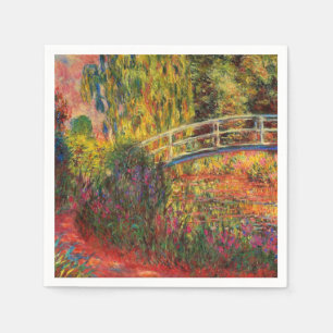 Servilleta De Papel Agua de Monet Lily Pond e Irlandeses de Agua