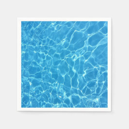 Servilleta De Papel Agua turquesa